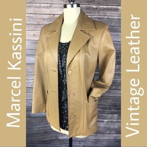 Vintage Marcel Kassini Leather Jacket